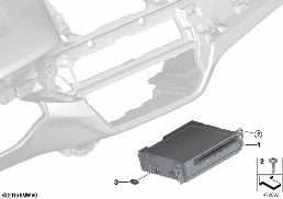 HEAD UNIT FOR BASIC MEDIA2 diagram for BMW X3 G01 20i