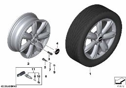 MINI LA WHEEL STAR SPOKE 539 - 17