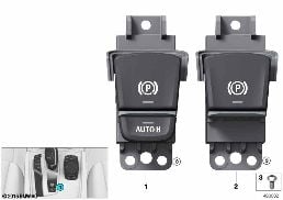 PARKING BRAKE SWITCH diagram for BMW X3 G08 30iX