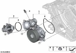 COOLING SYSTEM - COOLANT PUMP/THERMOSTAT