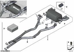 MUFFLER SYSTEM M PERFORMANCE