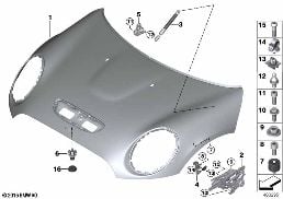 HOOD / MOUNTED PARTS
