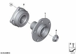 SIDE SHAFT/WHEEL BEARINGS