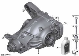 REAR-AXLE-DRIVE diagram for BMW 6 Series G32 GT 620dX