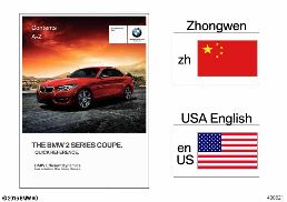 QUICK REFERENCE CARD F22 diagram for BMW 2 Series F22 LCI 225d