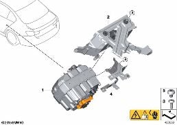 Ηλεκτρονικά ηλεκτροκινητήρα (EME) diagram for BMW 3 Series F30 LCI 330e