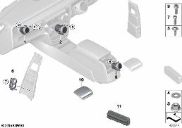 Uscita dell'aria diagram for BMW Rolls-Royce Phantom RR11 Phantom