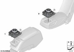 Sélecteur diagram for BMW Rolls-Royce Cullinan RR31 Cullinan