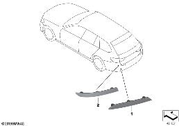 Reflector diagram for BMW 5 Series G31 Touring 530i