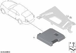 Module TV diagram for BMW Rolls-Royce Cullinan RR31 Cullinan