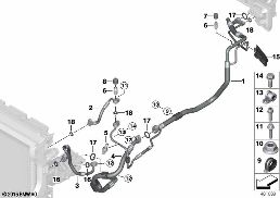 Condotti intermedi di refrigerazione diagram for BMW Rolls-Royce Phantom RR11 Phantom