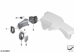 AIR DUCT diagram for BMW 2 Series F23 LCI 218i