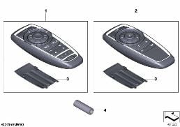 REMOTE CONTROL, REAR diagram for BMW X3 G01 20i