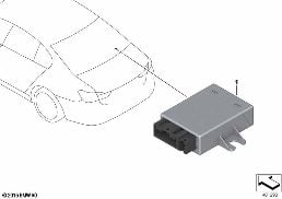 CONTROL UNIT FOR SECURITY SEC1 diagram for BMW 3 Series G20 Sedan LCI 320d