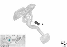 SWITCH FOR BRAKE LIGHT diagram for BMW 5 Series G38 530Le