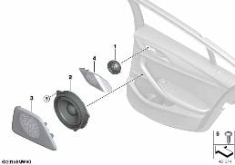 HIGH END SOUND SYSTEM, DOOR, REAR