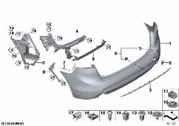 TRIM COVER, REAR