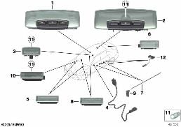VARIOUS LAMPS diagram for BMW 4 Series F82 M4 LCI M4