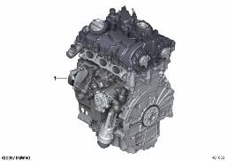 SHORT ENGINE diagram for BMW 2 Series F46 Gran Tourer 218i