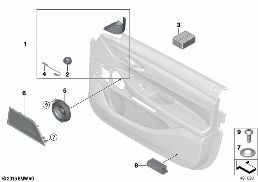 HIGH-END SOUND SYSTEM, DOOR, FRONT