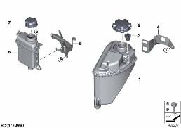 Serbatoio di espansione diagram for BMW Rolls-Royce Phantom RR11 Phantom