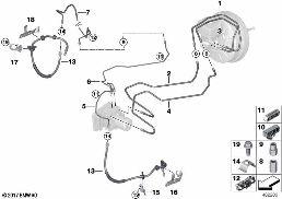 Tubazione freno ant. diagram for BMW Rolls-Royce Phantom RR11 Phantom