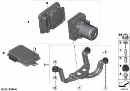 Groupe hydr.DSC/support diagram for BMW Rolls-Royce Cullinan RR31 Cullinan