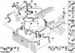 COOLING SYSTEM COOLANT HOSES