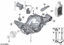 REAR AXLE DIFFERENTIAL M-VEHICLE