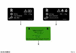 Targhetta, Fluido de raffreddamento diagram for BMW Rolls-Royce Phantom RR11 Phantom