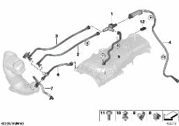 タンク ベント バルブ diagram for BMW X3 G01 M40iX
