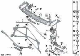 FRONT PANEL diagram for BMW 4 Series F32 428i