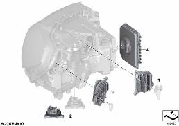 ELECTRONIC COMPONENTS FOR HEADLIGHT diagram for BMW X3 G01 30iX