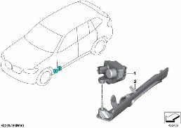 LIGHT CARPET diagram for BMW X3 G01 30iX