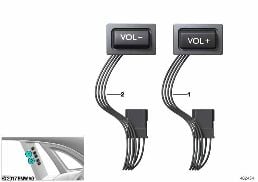 Commutateur régulation du volume sonore diagram for BMW Rolls-Royce Cullinan RR31 Cullinan
