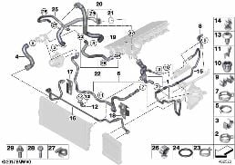 COOLING SYSTEM COOLANT HOSES