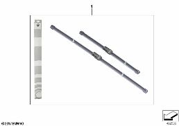 Jeu raclettes essuie-glace diagram for BMW Rolls-Royce Cullinan RR31 Cullinan