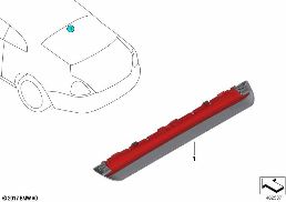 Troisieme feu stop diagram for BMW Rolls-Royce Phantom RR11 Phantom