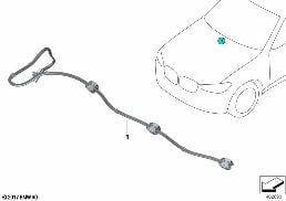 SINGLE PARTS FOR WINDSHIELD CLEANING diagram for BMW X3 G08 30iX