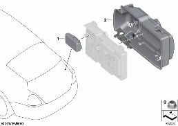 répartiteur de courant module LIN diagram for BMW Rolls-Royce Cullinan RR31 Cullinan