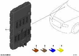 Body Domain Controller BDC diagram for BMW Rolls-Royce Cullinan RR31 Cullinan