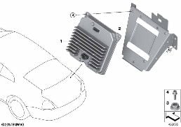 boîtier électr. Power Control Unit PCU diagram for BMW Rolls-Royce Cullinan RR31 Cullinan