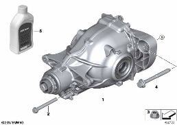 REAR-AXLE-DRIVE diagram for BMW X3 G01 30iX