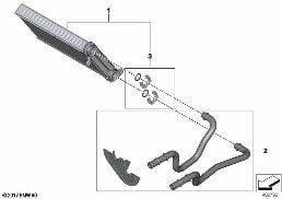 HEAT EXCHANGER diagram for BMW 3 Series G21 Touring 320d
