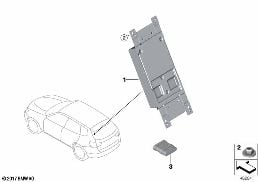 テレマティック コミュニケーション ボックス diagram for BMW X3 F25 28iX