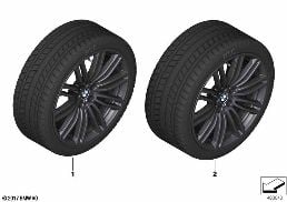 WINTER WHEEL W.TIRE M DOUB.SP.664M-19