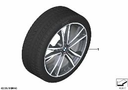 WINTER WHEEL W.TIRE M DOUB.SP.715M-19