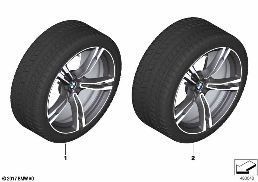 Komple kış tekerleği M ç.spoke 705M-19