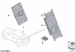 遠程通信箱 diagram for BMW X5 F15 40eX