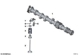 VALVE TIMING GEAR, CAMSHAFT, OUTLET diagram for BMW X3 G01 LCI 30i